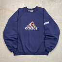 90年代 ギリシャ製 adidas アディダス 1998 フランスワールドカップ スウェットシャツ メンズXL 古着【中古】