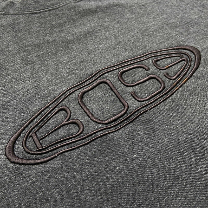 00年代 BOSS ボス ビッグロゴ刺繍 スウェットシャツ メンズXL 古着【中古】