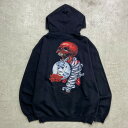 04年製 METALLICA メタリカ PUSHEAD パスヘッド バンドプリント スウェットパーカー メンズL 古着【中古】