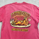 00年代 ROCKIN JELLY BEAN MAMBO CAFE ロッキンジェリービーン アートプリントTシャツ メンズM相当 古着【中古】