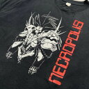 80年代 USA製 Necropolis ネクロポリス バンドTシャツ バンT メンズM-L相当 古着【中古】