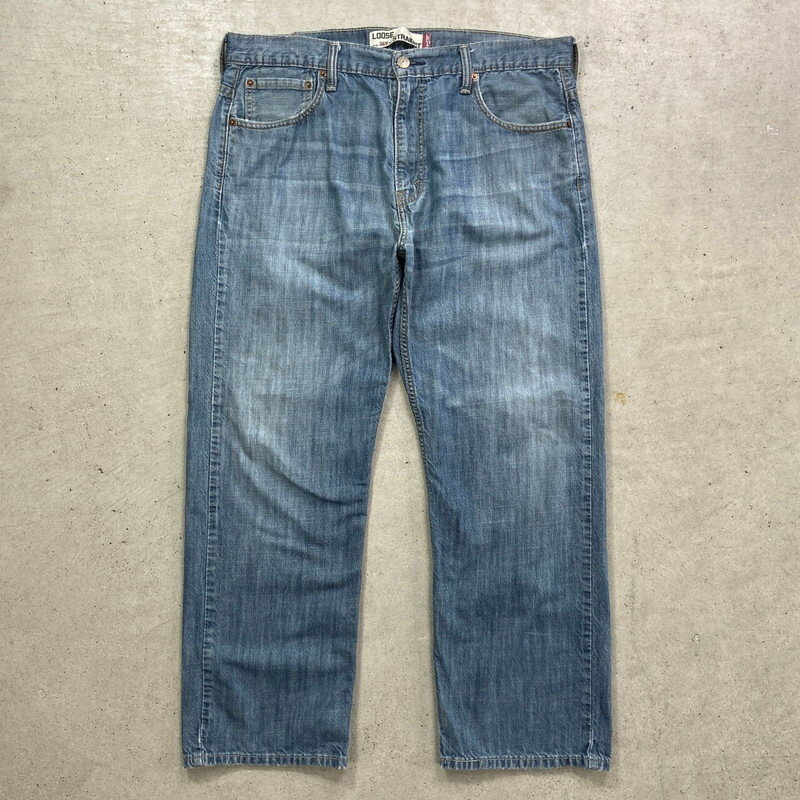 Levi's リーバイス 569 ワイドデニムパンツ ルーズストレート LOOSE STRAIGHT メンズW36 古着【中古】【AS2509】のサムネイル