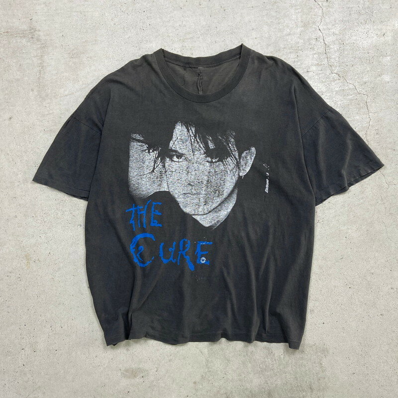 80年代〜 THE CURE ザ・キュアー BOYS DON'T CRY バンドTシャツ メンズ2XL相当 古着【中古】【AS2509】