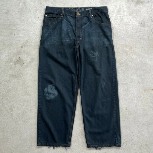 00年代 Levi's SILVERTAB リーバイス シルバータブ バギーデニムパンツ BAGGY 後染め メンズW36 古着【中古】 00年代 Levi's SILVERTAB リーバイス シルバータブ バギーデニムパンツ BAGGY 後染め メンズW36 古着【中古】