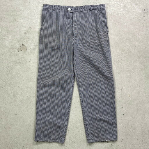 MARTIN SCHMID ユーロ ストライプパンツ コットンパンツ メンズW36 古着【中古】 MARTIN SCHMID ユーロ ストライプパンツ コットンパンツ メンズW36 古着【中古】