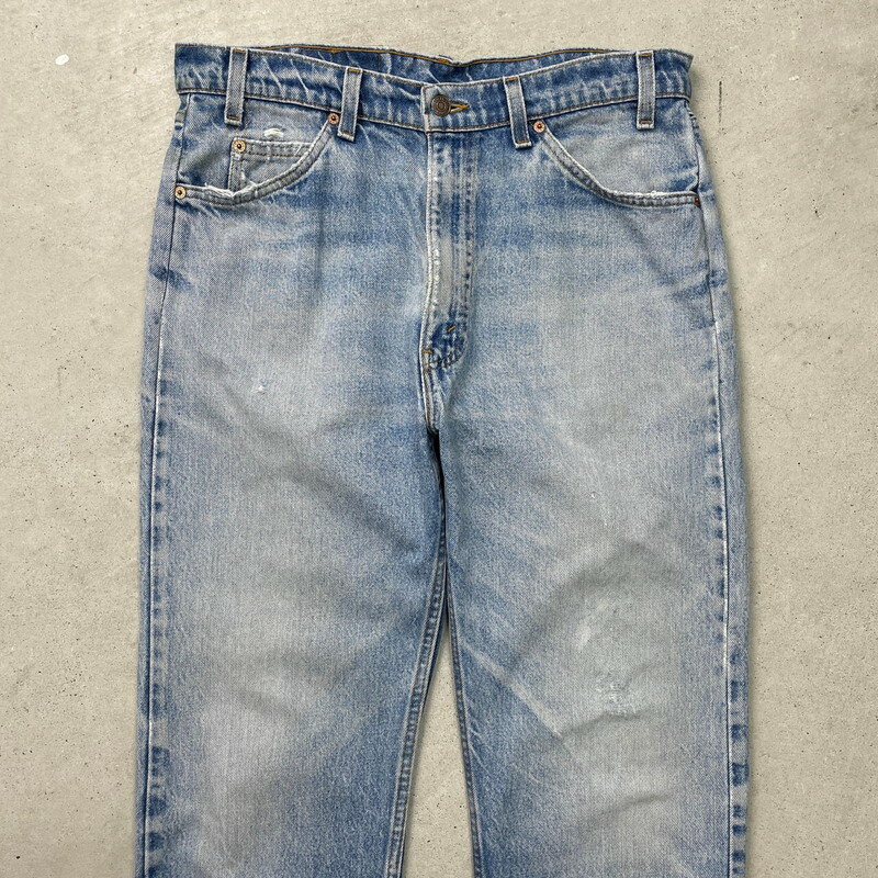 90年代 USA製 オレンジタブ Levi's リーバイス 505 ストレートデニムパンツ メンズW36 古着【中古】
