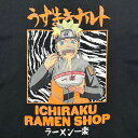 00年代 NARUTO 疾風伝 うずまき ナルト ラーメン一楽 キャラクタープリントTシャツ メンズ2XL 古着【中古】