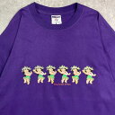 00年代 HULA DANDE HAWAII フラダンス キャラクタープリントTシャツ メンズXL 古着【中古】