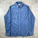 PERSUADE 長袖 フェイクスエードシャツ メンズL 古着【中古】