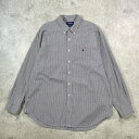 Ralph Lauren GOLF ラルフローレンゴルフ TILDEN ギンガムチェックシャツ メンズ2XL相当 古着【中古】