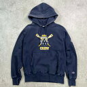 Champion チャンピオン カレッジプリント リバースウィーブ スウェットパーカー メンズM相当 古着【中古】