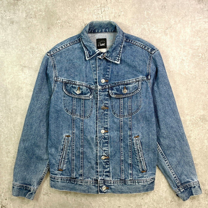 90年代 USA製 Lee RIVETED リー デニムジャケット メンズM 古着【中古】