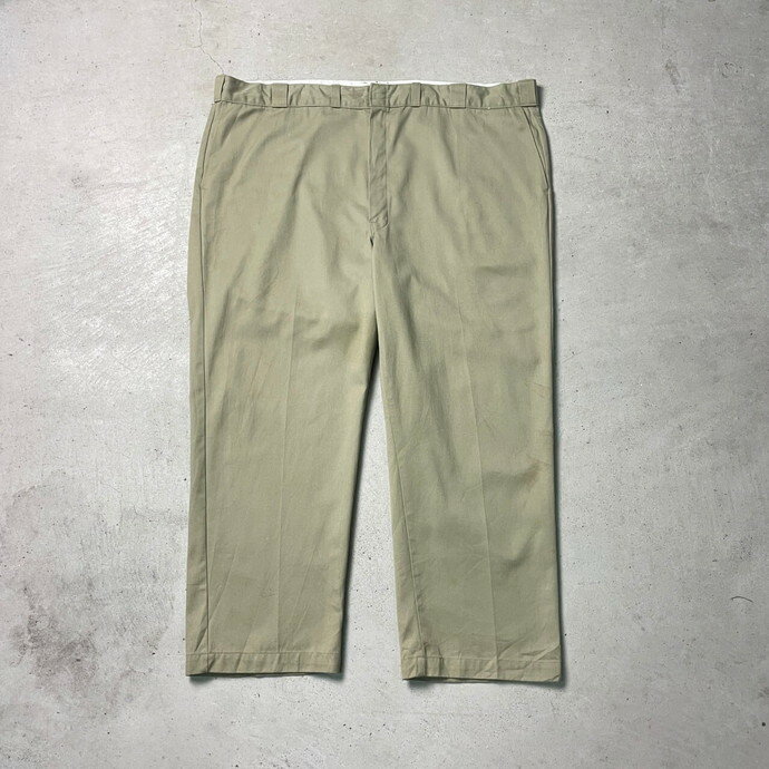 90年代 USA製 Dickies ディッキーズ チノパンツ ワークパンツ メンズW50 古着【中古】【AS2509】
