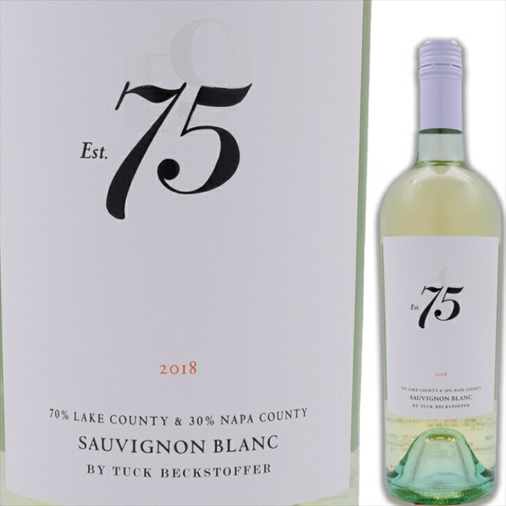 アミュレット・エステート 75 ワインカンパニー ソーヴィニヨン・ブラン 2018 Amulet Estate 75 WINE CO. Sauvignon Blanc 2018　カリフォルニアワイン ソノマ 白ワイン ソーヴィニヨン・ブラン