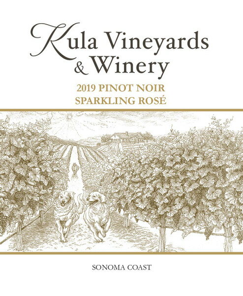 Kula Vineyards & Winery 2019 Pinot Noir Sparkling Rosé クラヴィンヤーズ ワイナリー カリフォルニアワイン パソロブレス　セントラルコースト ピノ・ノワール　スパークリング ワイン　ロゼ 新着　日本初上陸　独占販売