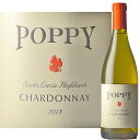 POPPY WINES Santa Lucia Highlands Chardonnay 2018 ポピー ワインズ サンタルシア ハイランズ シャルドネ 2018　カリフォルニア　セントラルコースト　定番　白ワイン　バランス　飲みやすい　フルーティ