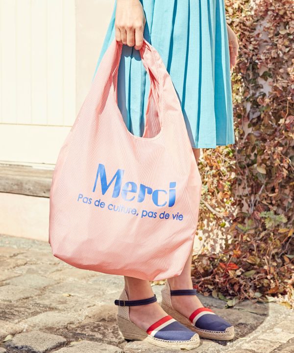 楽天市場】merci トートバッグ(カラーブルー)(バッグ|バッグ 楽天市場】merci トートバッグ(カラーブルー)(バッグ|バッグ