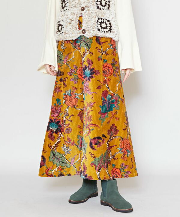 チャイハネ公式店 [ベロラスカート] エスニック アジアン ボヘミアン ファッション スカート IBT-3303のサムネイル