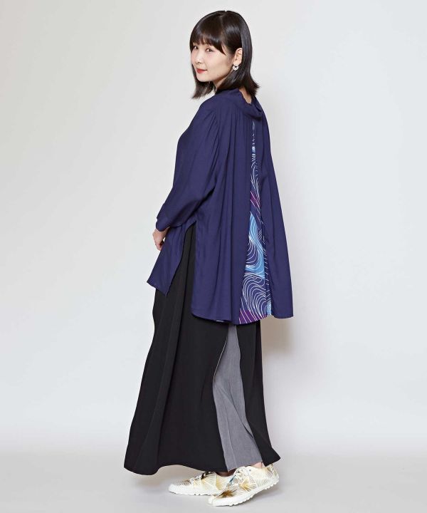 倭物やカヤ公式店 [隠れ色八掛スカート] 和柄 和モダン 和服 レトロ モダン 和服 和 洋服 昭和レトロ ファッション レディースボトムス 7CQ-3119 cayhane-10066929 アミナコレクション 公式 サンプル画像3