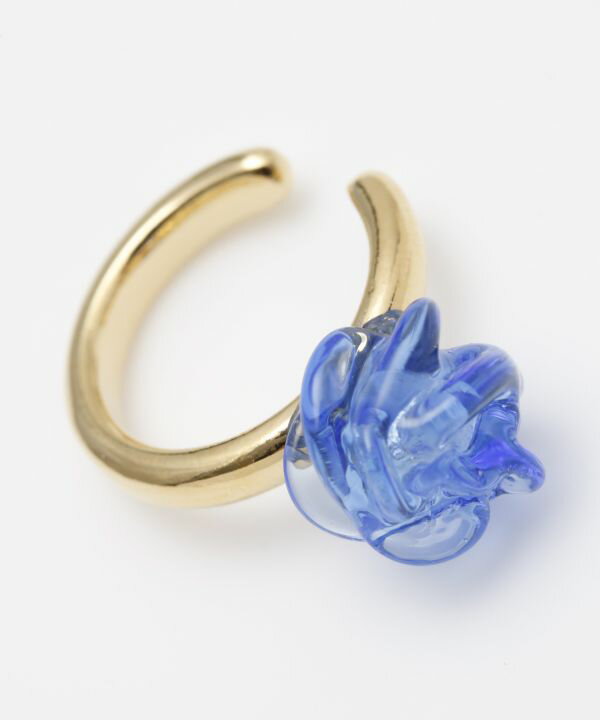 【10%OFFクーポン 11.20 20:00〜11.27 1:59】倭物やカヤ公式店 [透け梅ガラスイヤーカフ] 和柄 和モダ..