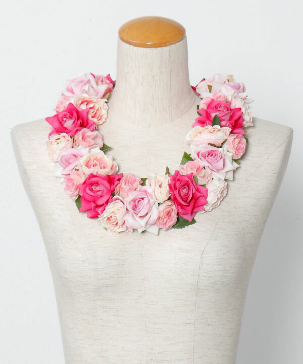 Maunaloa公式店 [ビューティーローズレイ] マウナロア フラ フラダンス衣装 レッスン用品 Maunaloa レイ・チョーカー YCDZ4101