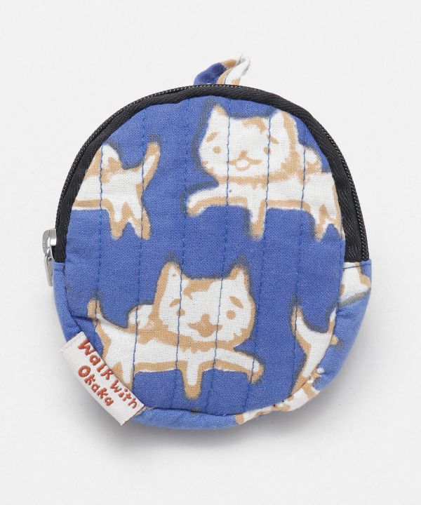 【チャイハネ公式店】 [ブロックおかか丸ポーチ] エスニック アジアン ボヘミアン ファッション雑貨 ポ..