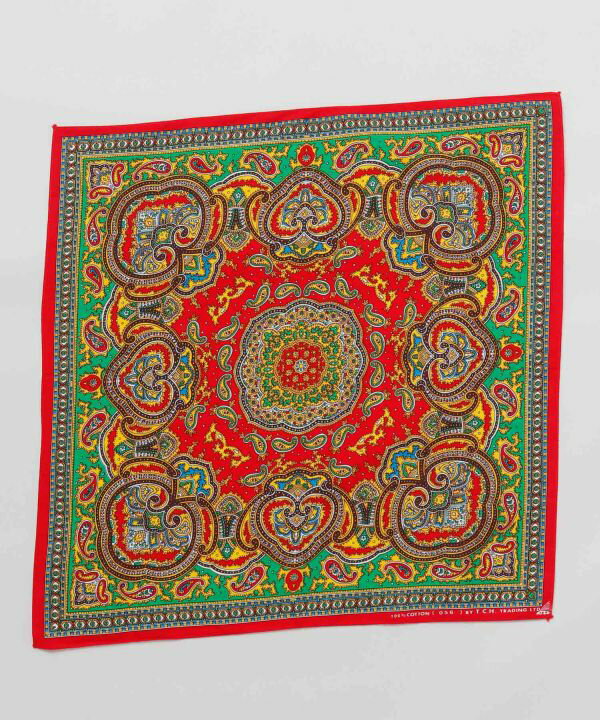 チャイハネ公式店 [シャキバンダナ] エスニック アジアン ボヘミアン ファブリック バンダナ/小風呂敷 TXXP4114