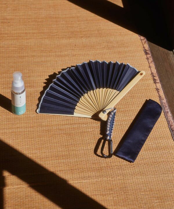 岩座(いわくら)公式店 [地紐扇子【カラビナ付】] 岩座 お清め 浄化 天然石 パワーストーン 誕生石 願掛け 雑貨 扇子・団扇売場 2CAP4201