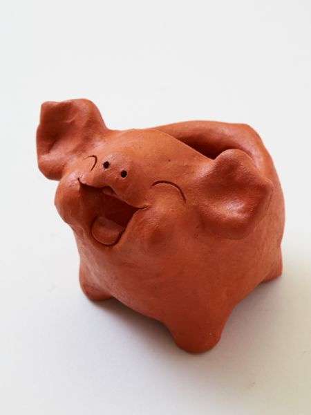 チャイハネ公式店 [クレイぶた鉢カバーS] エスニック アジアン ボヘミアン インテリア インテリア雑貨 TXXP6698