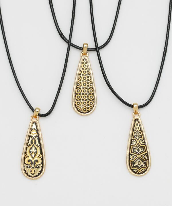 欧州航路公式店 [ダマスキナドロップネックレス] ヨーロッパ雑貨　ファッション 北欧 アクセサリー ネックレス LEDZ4901