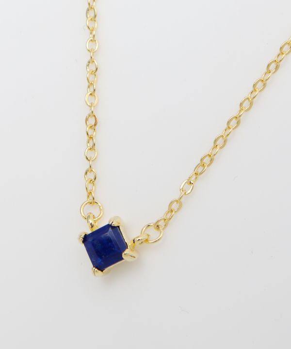 【10%OFFクーポン 11.20 20:00～11.27 1:59】岩座(いわくら)公式店 [菱石ネックレス[LAPIS LAZULI]] 岩座 お清め 浄化 天然石 パワーストーン 誕生石 願掛け アクセサリー 石とメタルのアクセサリー 2CHZ5105