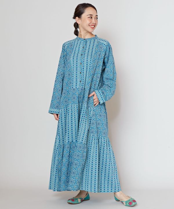 チャイハネ公式店 [アラセアワンピース] エスニック アジアン ボヘミアン ファッション ワンピース IAC-5121のサムネイル