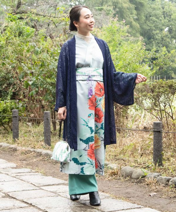 倭物やカヤ公式店 [四季の春風帯] 和柄 和モダン 和服 レトロ モダン 和服 和 洋服...