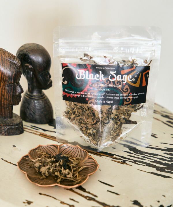 【12/4 20:00〜2時間限定10%OFFクーポン】チャイハネ公式店 [ブラックセージインセンス] エスニック ア..