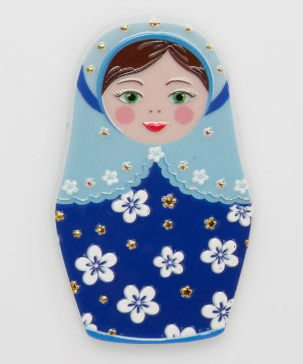 欧州航路公式店 [カラーマトリョーシカマグネット] ヨーロッパ雑貨　ファッション 北欧 インテリア そ..