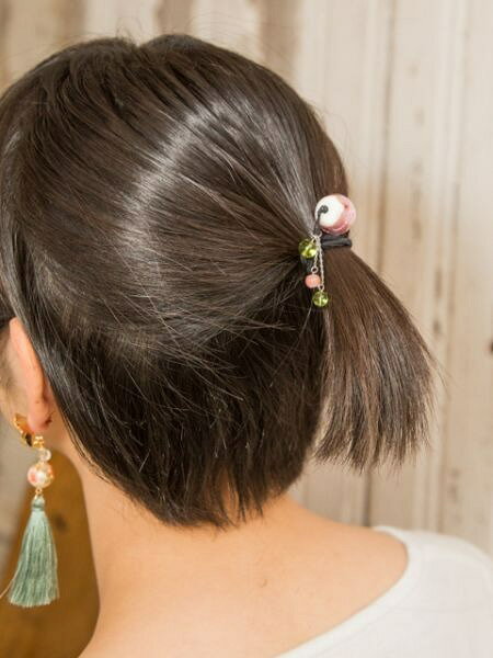 倭物やカヤ公式店 [彩りほたる玉ヘアゴム] 和柄 和モダン 和服 レトロ モダン 和服...