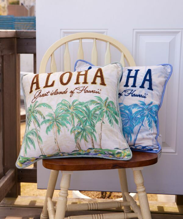 Kahiko公式店 [カームハワイクッションカバー] カヒコ ハワイアン ハワイアン雑貨 雑貨/インテリア マルチクロス/クッションカバー 45WP5204