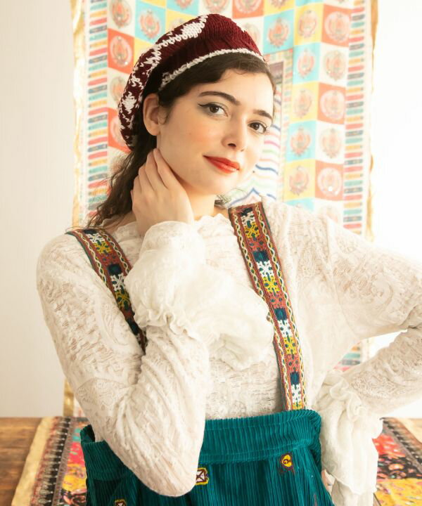 チャイハネ公式店 [ペイリナインナー] エスニック アジアン ボヘミアン ファッション トップス/レディース CAS-5307のサムネイル