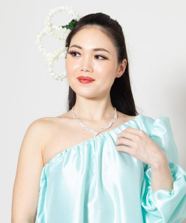 Maunaloa公式店 [ビジューカットネックレス] マウナロア フラ フラダンス衣装 レッ...