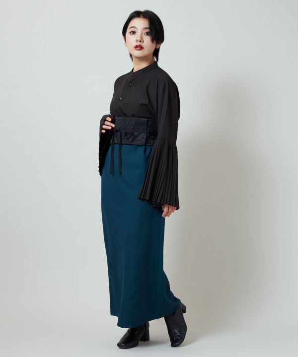 倭物やカヤ公式店 [倭の晴れ着スカート【帯付き】] 和柄 和モダン 和服 レトロ モダン 和服 和 洋服 昭和レトロ ファッション レディースボトムス 7CQ-5319 cayhane-10076671 アミナコレクション 公式 サンプル画像3