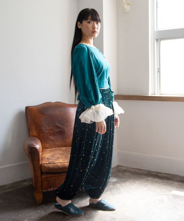 【SALE】チャイハネ公式店 [スタミーパンツ] アジアン ボヘミアン エスニック ファッション レディースパンツ/サロペ エスニックファッション CAS-5306 cayhane-10076812 アミナコレクション 公式 サンプル画像2