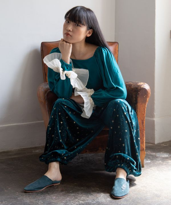 【SALE】チャイハネ公式店 [スタミーパンツ] アジアン ボヘミアン エスニック ファッション レディースパンツ/サロペ エスニックファッション CAS-5306 cayhane-10076812 アミナコレクション 公式 サンプル画像3