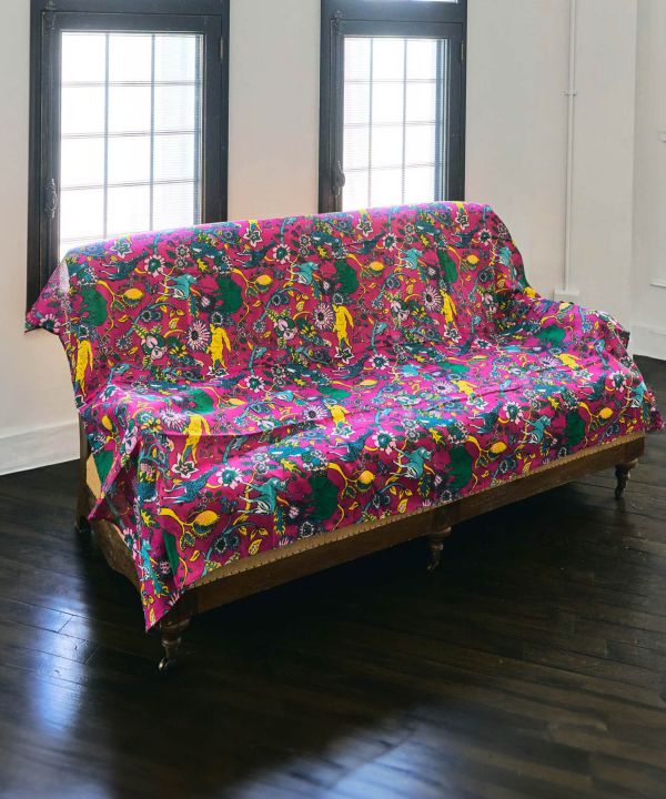 チャイハネ公式店 [アースリーマルチクロス] エスニック アジアン ボヘミアン ファブリック ベッドカバー/マルチクロス ISAP7617