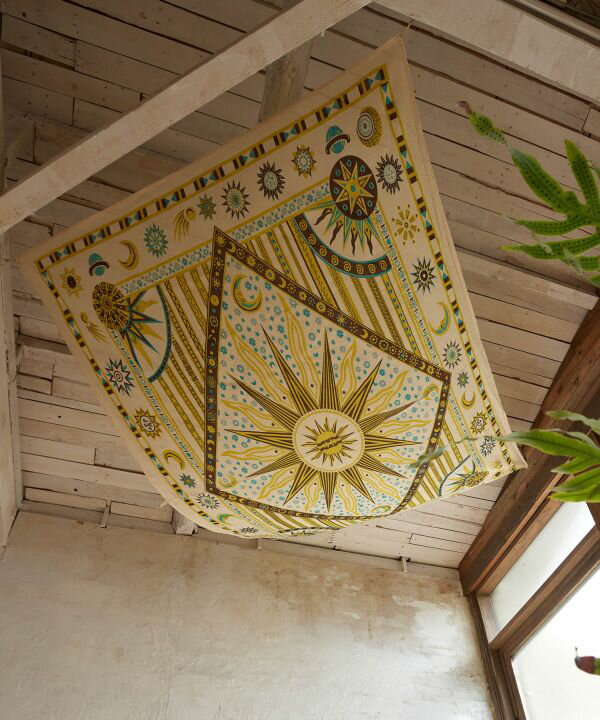 チャイハネ公式店 [サンガループマルチクロス（225cm×150cm）] エスニック アジアン ボヘミアン ファブリック ベッドカバー/マルチクロス IASP4101