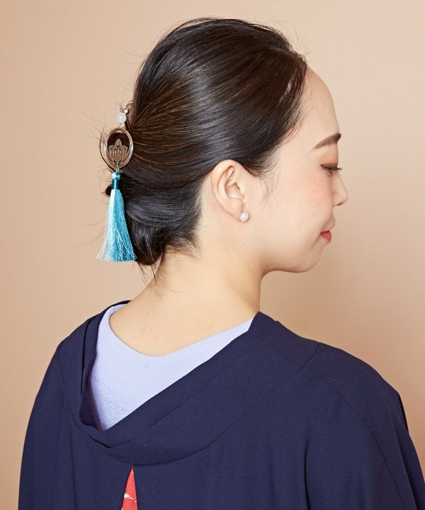 倭物やカヤ公式店 [木の芽時中着TOP] 和柄 和モダン 和服 レトロ モダン 和服 和 洋服 昭和レトロ ファッション レディーストップス 7CA-3102 cayhane-10067362 アミナコレクション 公式 サンプル画像2