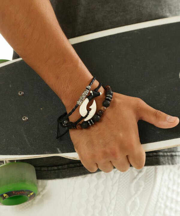 Kahiko公式店 [メンズフィッシュフックナルブレス] カヒコ ハワイアン ハワイアン雑貨 アクセサリー メンズアクセサリー 42TZ6104