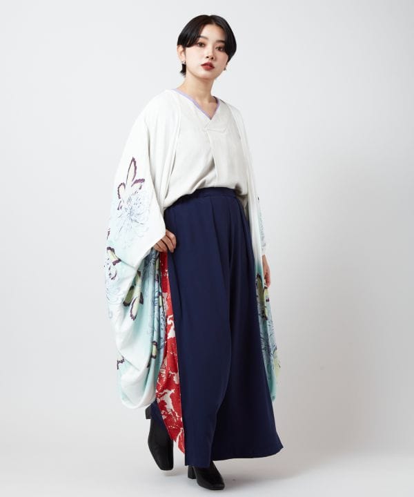 【SALE】倭物やカヤ公式店 [四季の春風八掛パンツ] 和柄 和モダン ファッション レディースボトムス7CQ-3101 cayhane-10070417 アミナコレクション 公式 サンプル画像2