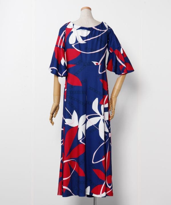 Maunaloa����Ź [�ƥ�����ȥ����꡼�֥ɥ쥹] �ޥ��ʥ��� �ե� �ե���󥹰��� ��å������� Maunaloa Ocean Blue Bird YJA-6102