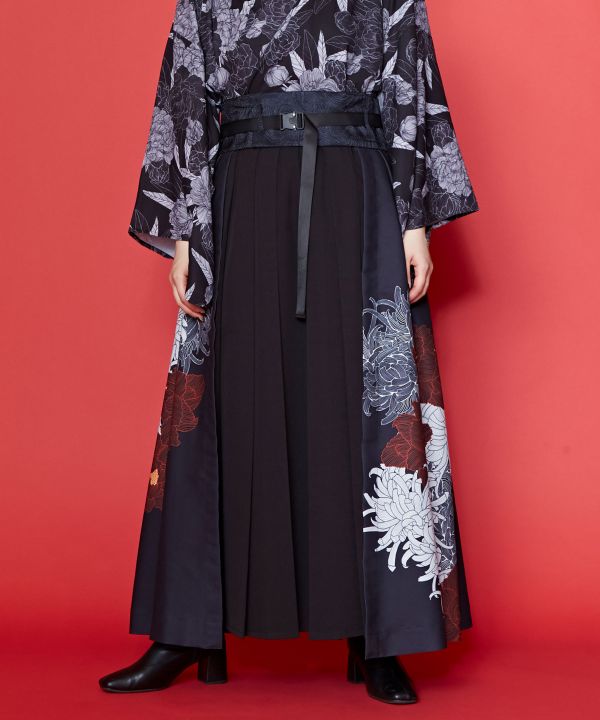 倭物やカヤ公式店 [壮麗スカート] 和柄 和モダン 和服 レトロ モダン 和服 和 洋服 昭和レトロ ファッション レディースボトムス 7CQ-5201