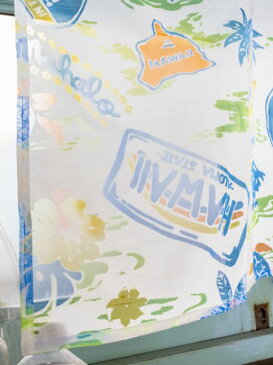 Kahiko 公式 《ライセンスオパールミニカーテン(45cm)》 カヒコ ハワイアン 雑貨/インテリア カーテン/ノレン 4ISP0161